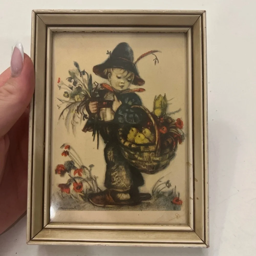 Hummel Print Voices of Spring 1943 Print Framed